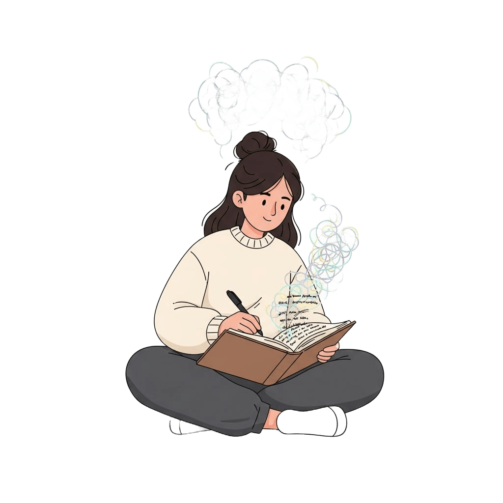 Student learning English